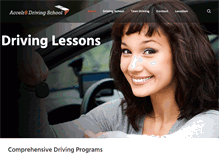 Tablet Screenshot of accelr8drivingschool.com